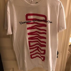 Medium White Relaxed Fit “Run Everything Labs” T